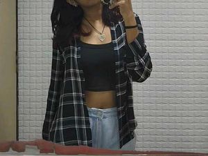 Check Black Shirt