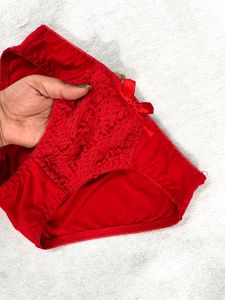 Red Laced Briefs