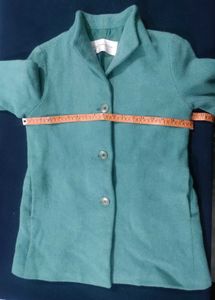 Green Button-Down Coat