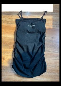 PADDED SIDE RUNCHED DREES
