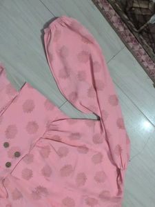 Ladies Peach Cord Set  Like New