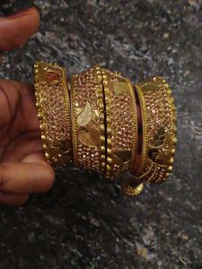 Golden Bangles Set