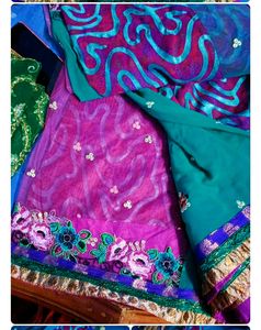 Beautiful Net Saree With Blouse