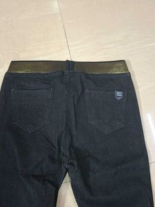 Black Denim Jagging