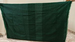 Emerald Green Heart Print  Blanket