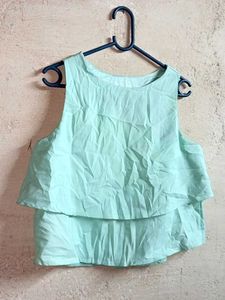 Trendy Summer Fashion Crop Top Sleeveless