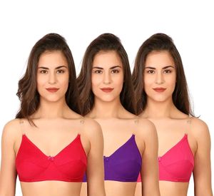 Bra Combo, Pack Of 3 (multicolored)