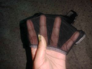 Men's Sheer Black Briefs