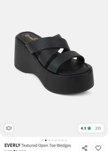 Black Platform Slides