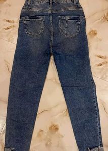 Distressed Denim Jeans