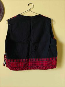 Desi Pixel Print Cotton Jacket