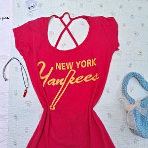 Y2k Printerest Fitted Top