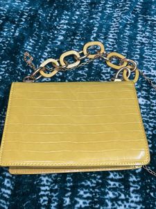 Stylish Yellow Clutch
