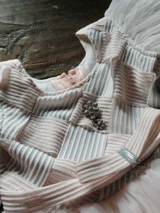 Elegant Pink & Silver Dress