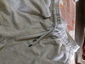 Grey Wide Leg Trousers