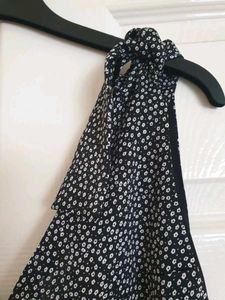 H&amp;M Women&#39;s Midi/Maxi Black &amp; White Dress, Size 10