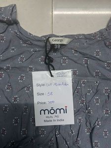 Cold Shoulder Grey Top