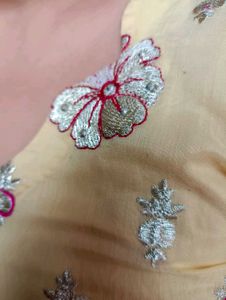 Cream And Hot Pink Color