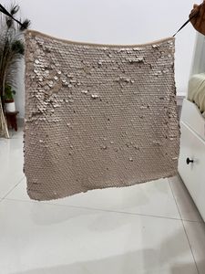 Forever 21 -sequence Mini Beige Skirt - Size m