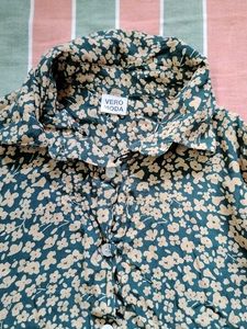 Floral Crop Shirt
