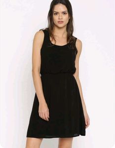 ONLY Women's Elegant Black Sleeveless Dress