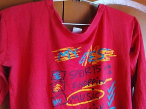 Red Graphic Print T-Shirt