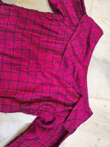 wine check off shoulder gown (Freebie Included)