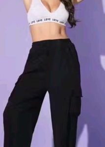 Black Wide Leg Trousers