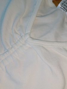 White Long Sleeve Crop Top