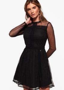 SUPERDRYAntonia A-line Mesh Dress