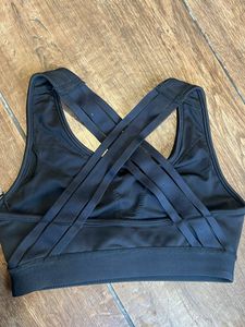 Adidas Black Sports Bra - XS