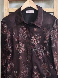 Coffer Colour Designer Shirt Size-36