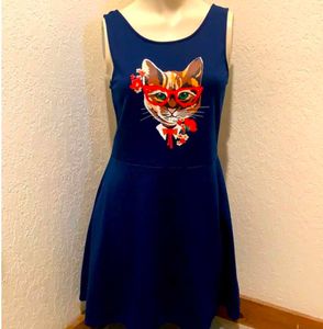 Cat Print Dress/ Tops And Dress For Rs.99 Only