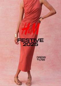H&M Gathered Bodycon Dress