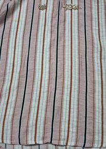 A Collared Striped Shirt