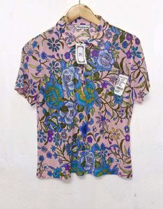 Trendy New Floral Print Top