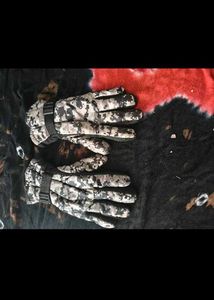 Camo Print Gloves