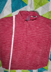 Red 3/4 Sleeve Top
