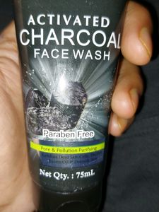 ALNA Activated  CHARCOAL Facewash ( Paraben Free)