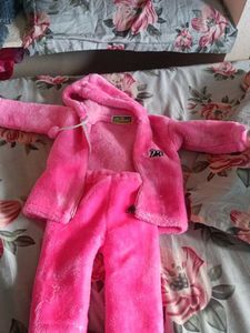 Cute Pink Fuzzy Jacket
