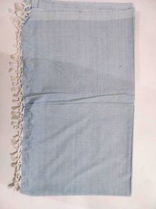 Sky Blue Plain Chadar Bhagalpuri