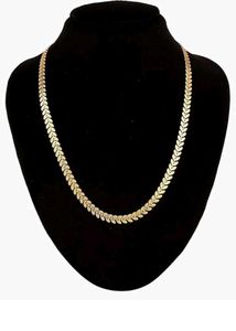 Gold plated leaf Chain