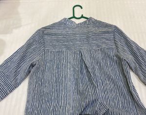 Striped Shirt Dress