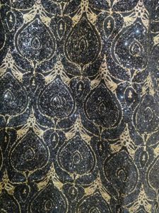 Elegant Black &amp; Gold Kurta