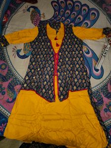 New Yellow Kurti