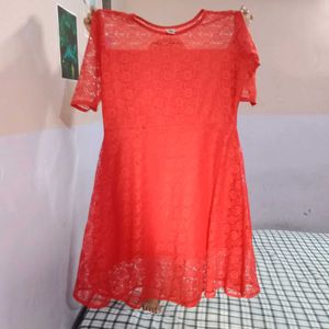 red dress + candle stand free gift