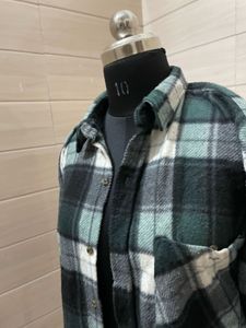 OVERSIZED Pintresty Plaid check flannel shirt