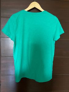 ONLY Women’s Dark  Sea Green Tshirt ( L)