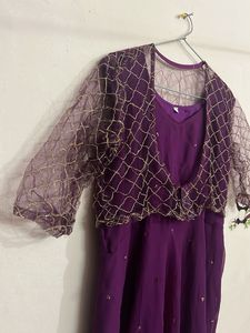 Elegant Purple Kurta Set