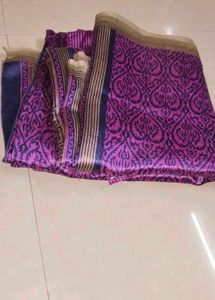 Elegant Purple Saree